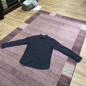 Large dark blue dress shirt